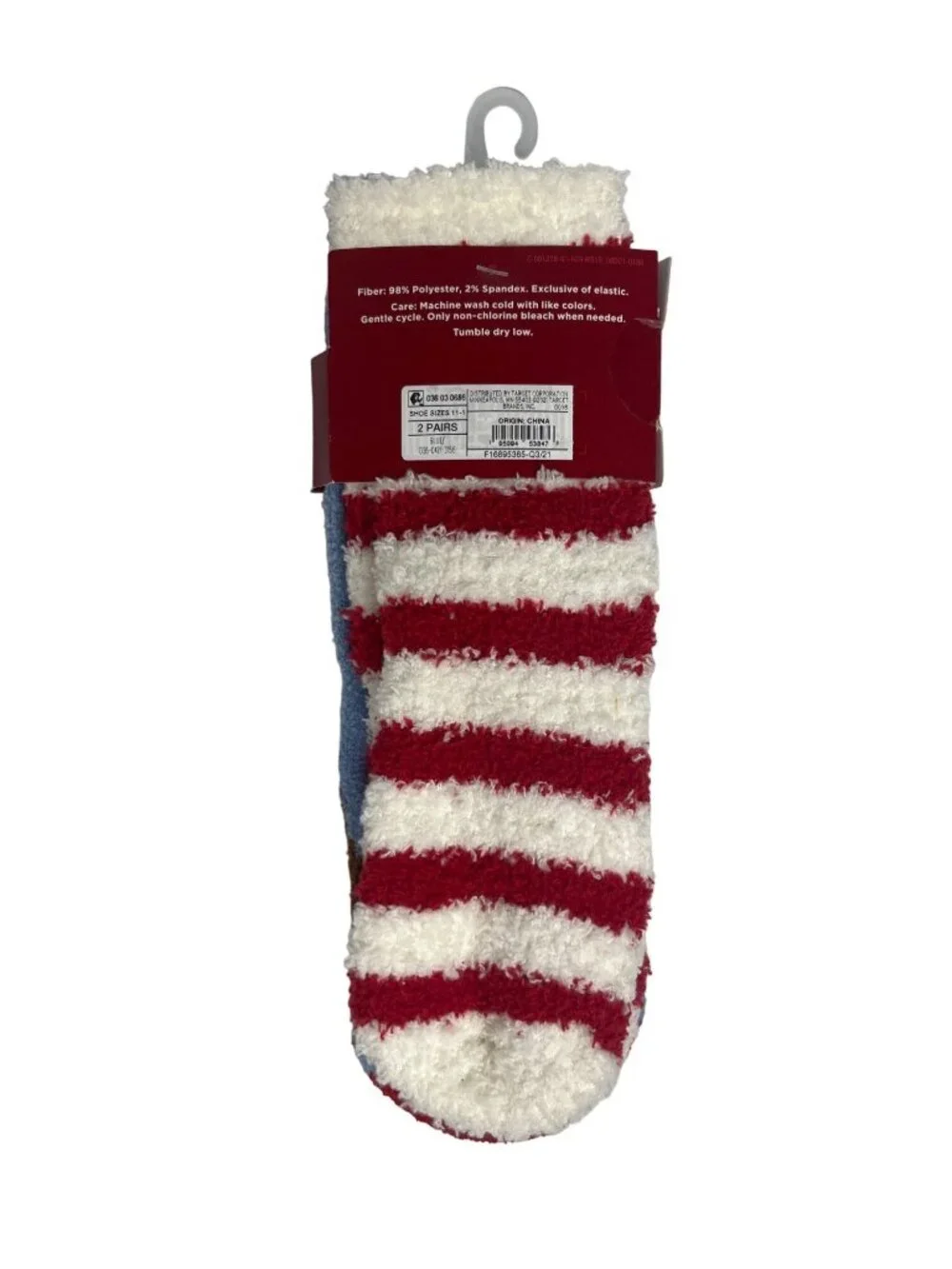 Wondershop Kids Super Soft Crew Christmas Dog Socks 2 Pk Size XS/S